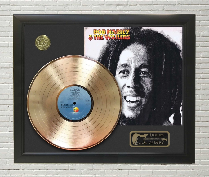 Bob Marley - Kaya Framed Gold Lp Display