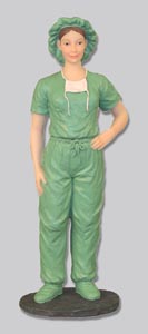 Female Scrub Nurse-white
