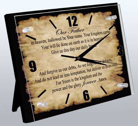Clock: Lord's Prayer