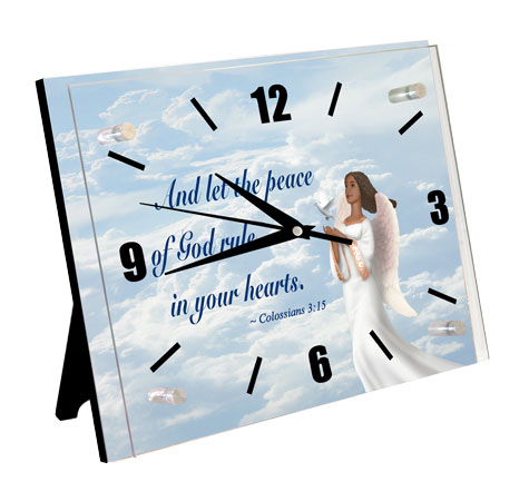 Religious Clock: Colossians 3:15