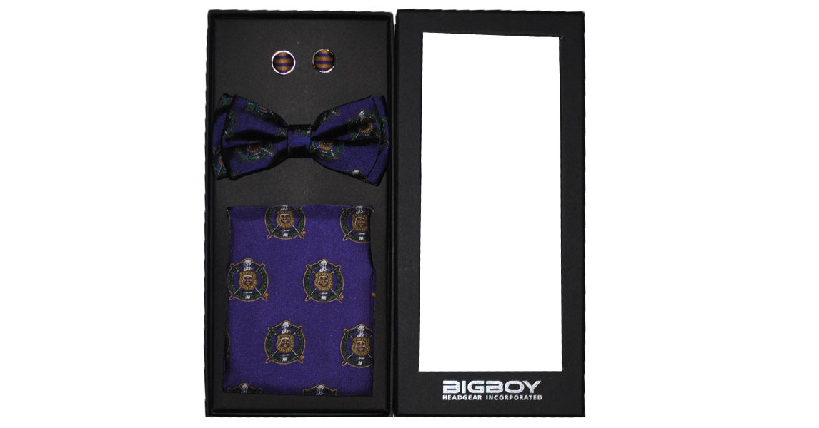 Omega Psi Phi apparel Pre tied Bow tie-PUR