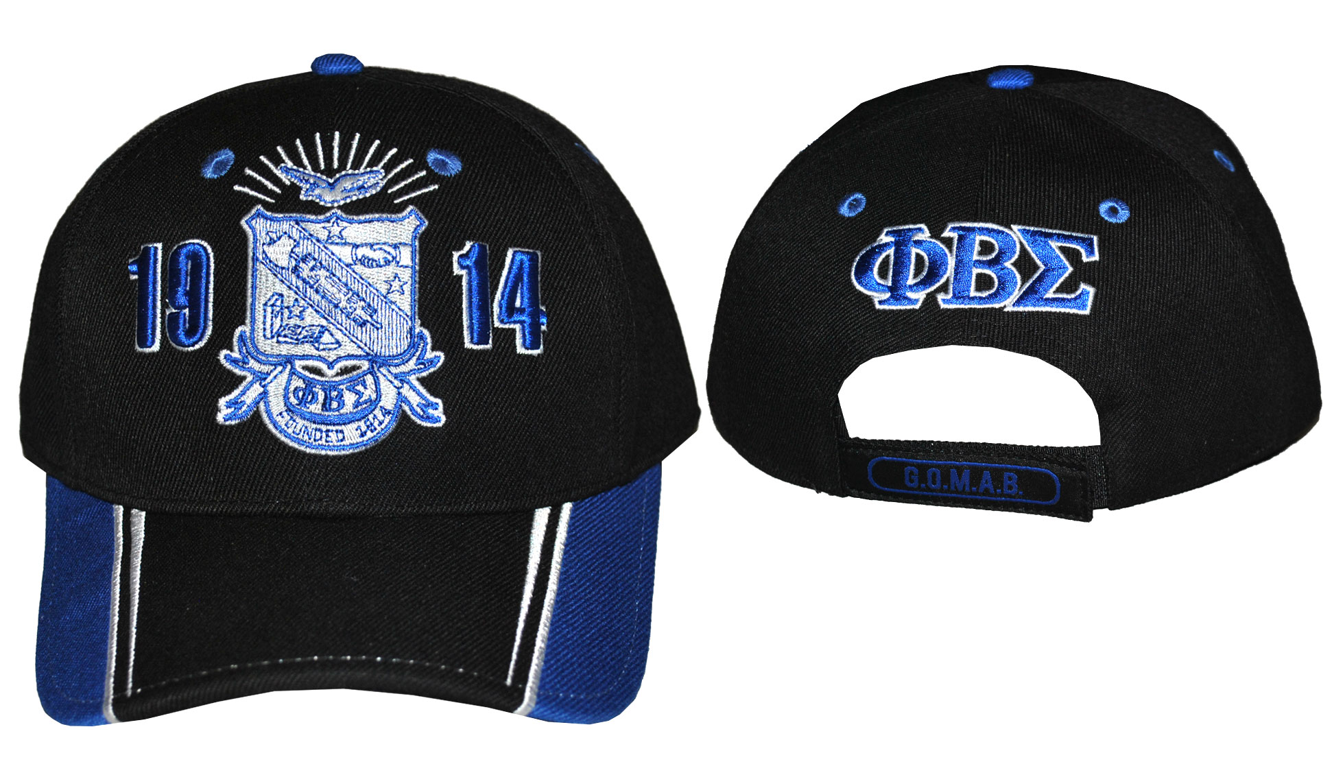 Phi Beta Sigma cap headwear - BLK