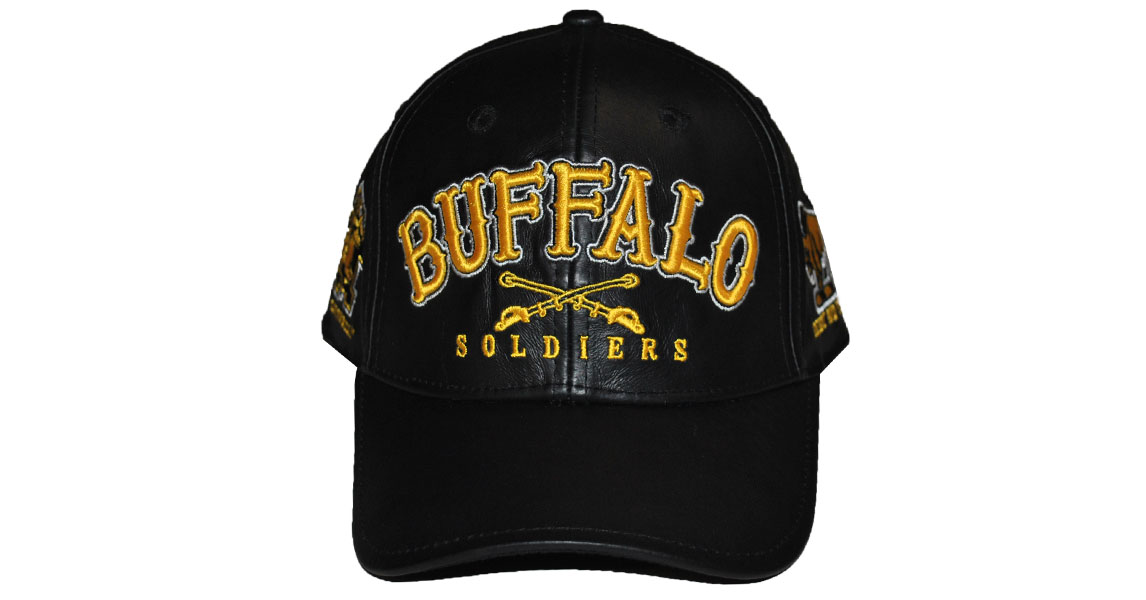 Buffalo Soldiers Leather cap #2