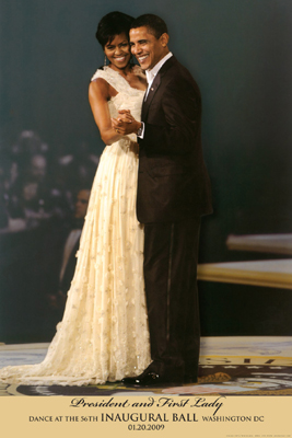 President Barack Obama 1st Lady Dance at the 1st inaugural