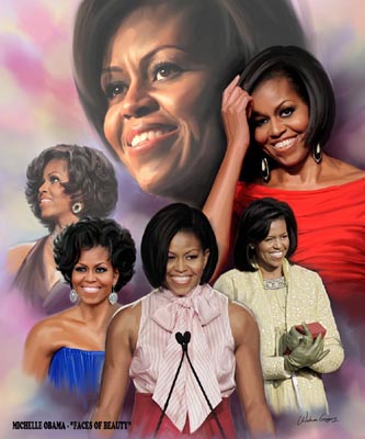 Michelle Obama: Faces of Beauty
