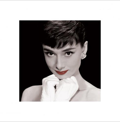 Audrey Hepburn: Red Lips