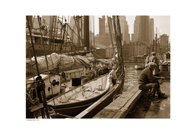 Brooklyn Pier; 1934 (sepia)