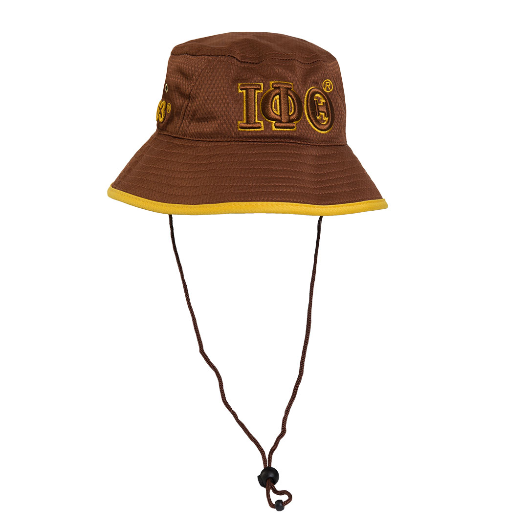 Iota Phi Theta Bucket Hat, Brown