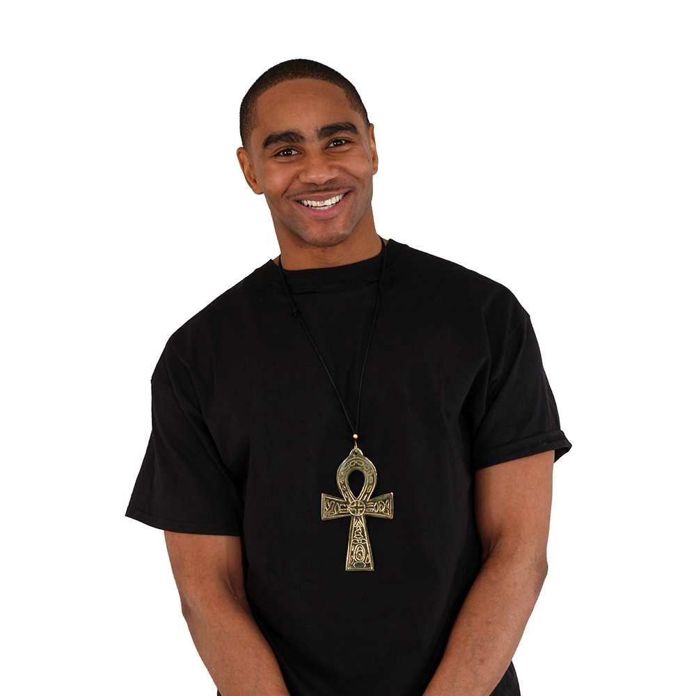 Ankh Necklace Gold 3 inches