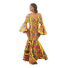 2 piece African Mermaid Dress