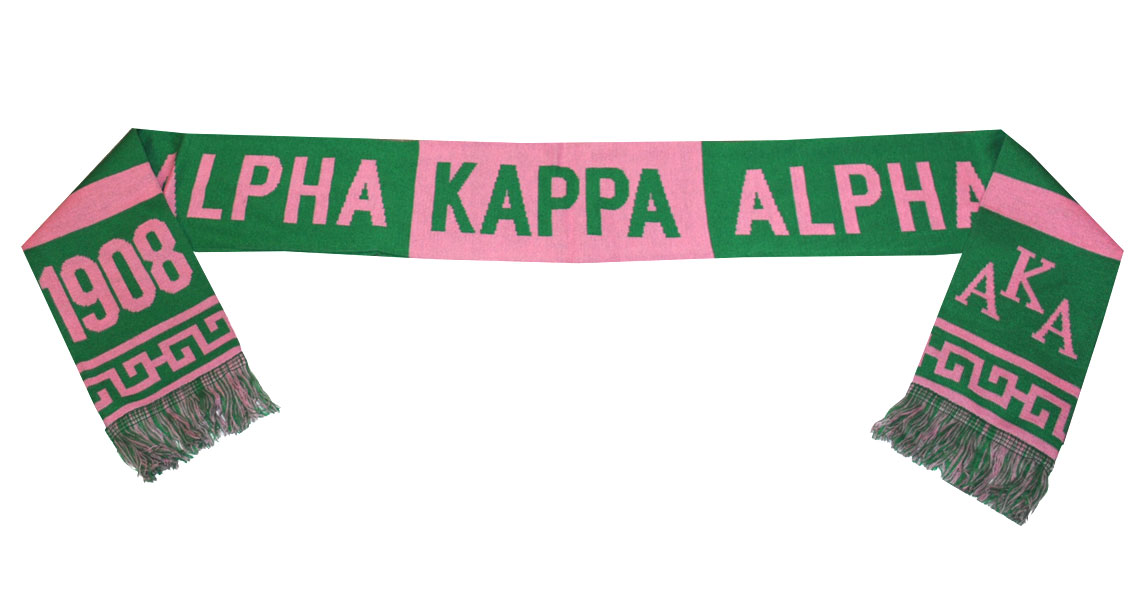 Alpha Kappa Alpha Scarf green