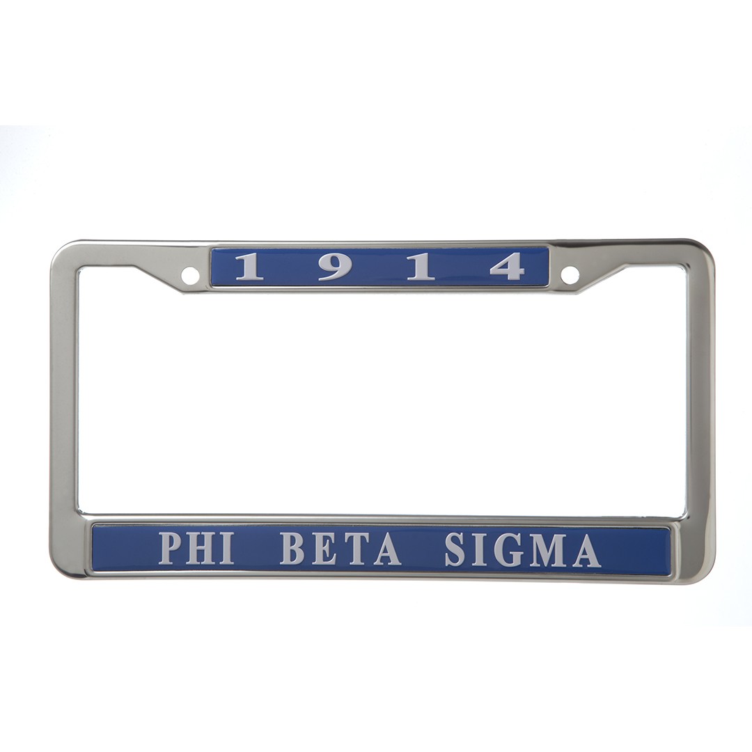 Metal license Frame - Phi Beta Sigma