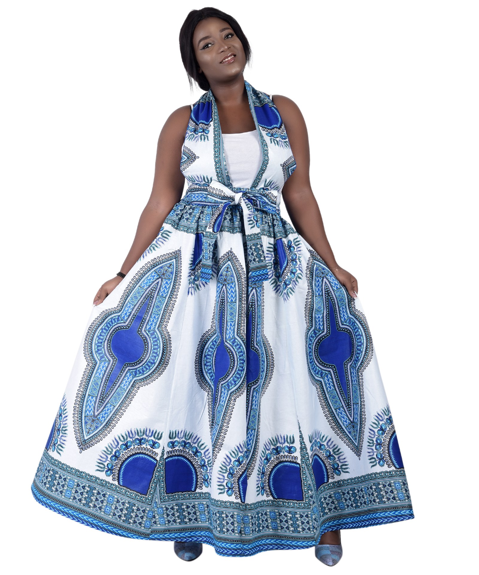 African print Skirt in Dashiki Wax Print | African Imports USA.com ...