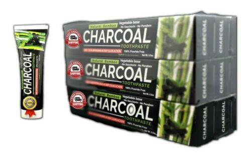 6 pack of Charcoal Toothpastes