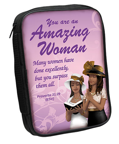 Bible Cover: Amazing Woman AA