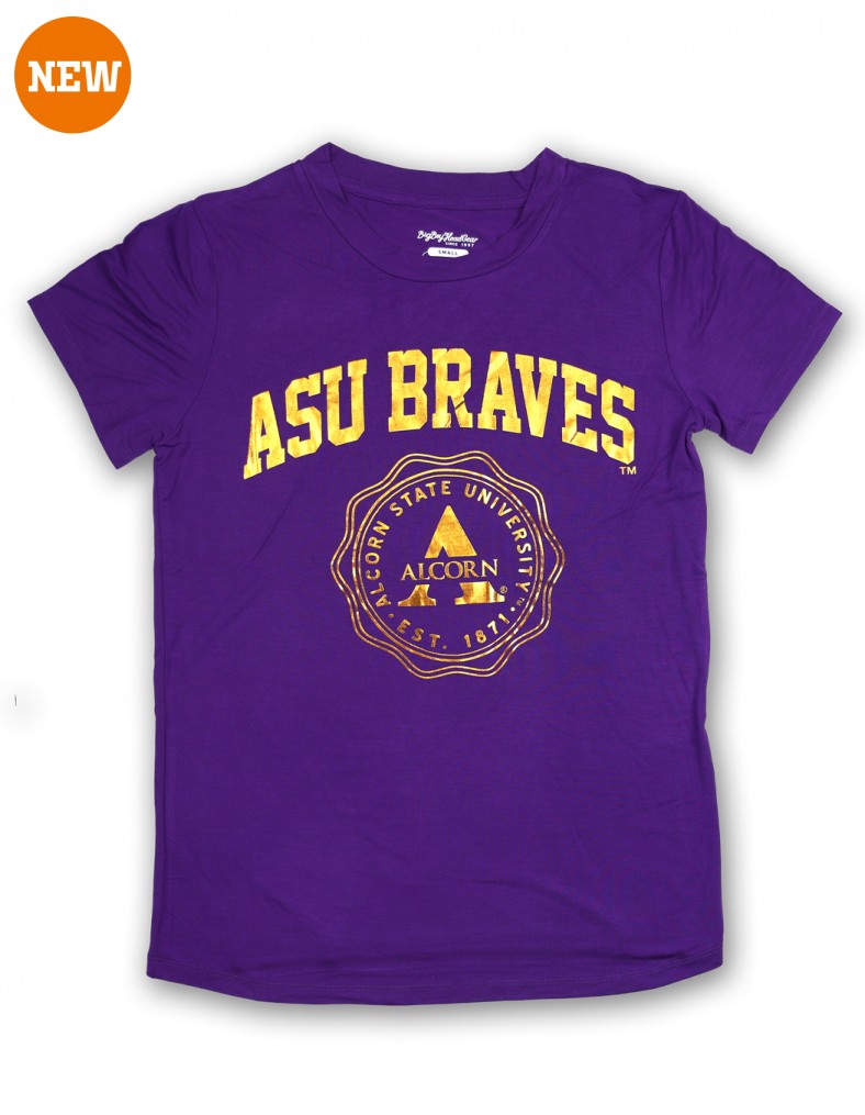 Alcorn State  University Foil T Shirt
