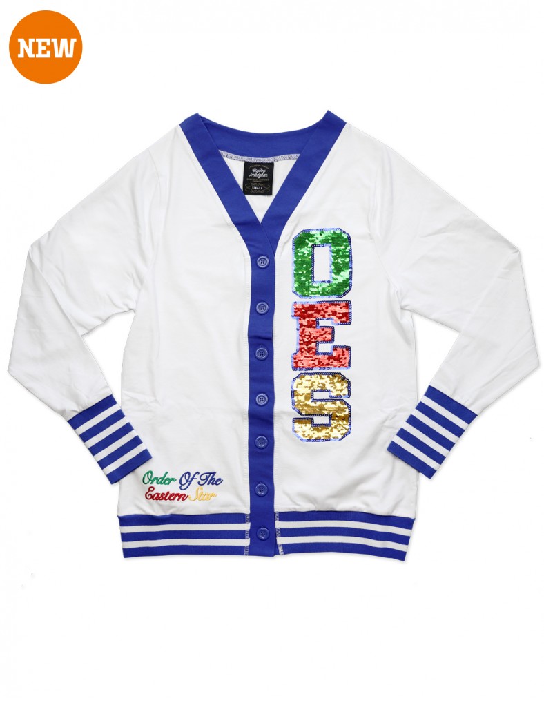 Order of the Eastern Star apparel Patch Cardigan
