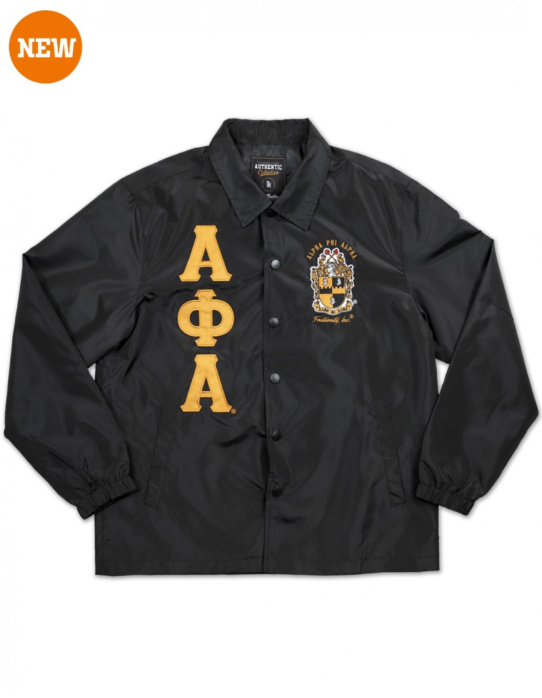 Alpha Phi Alpha apparel Coach Line Jacket