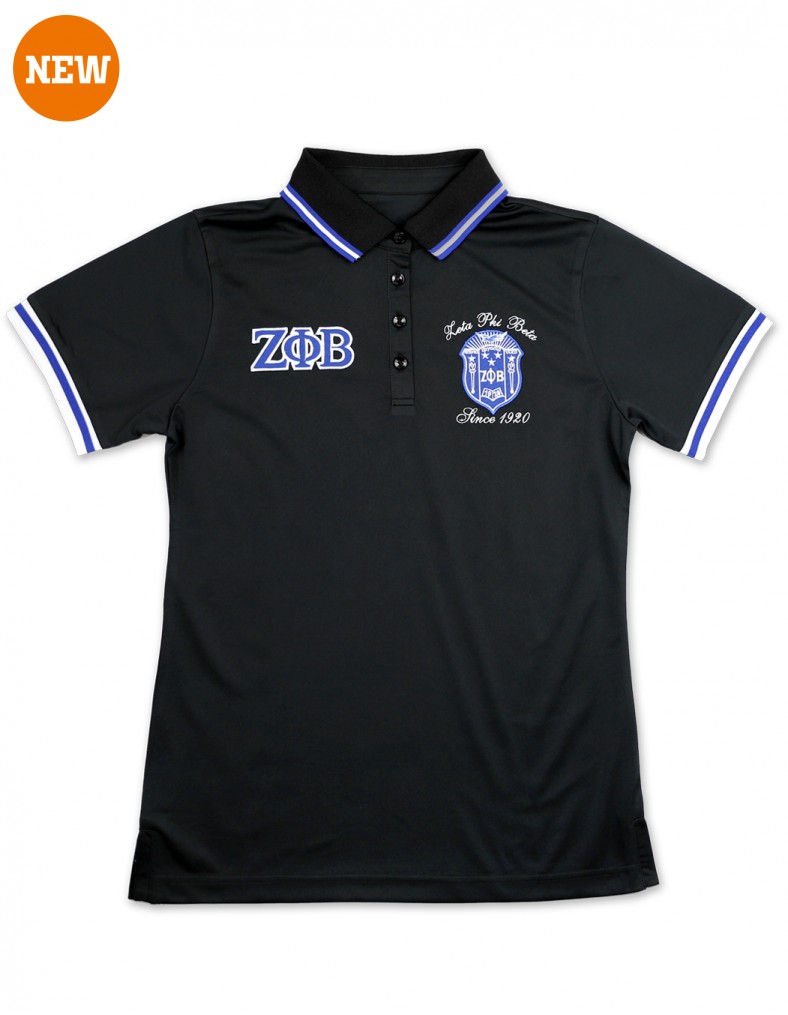 Zeta Phi Beta Apparel polo shirt