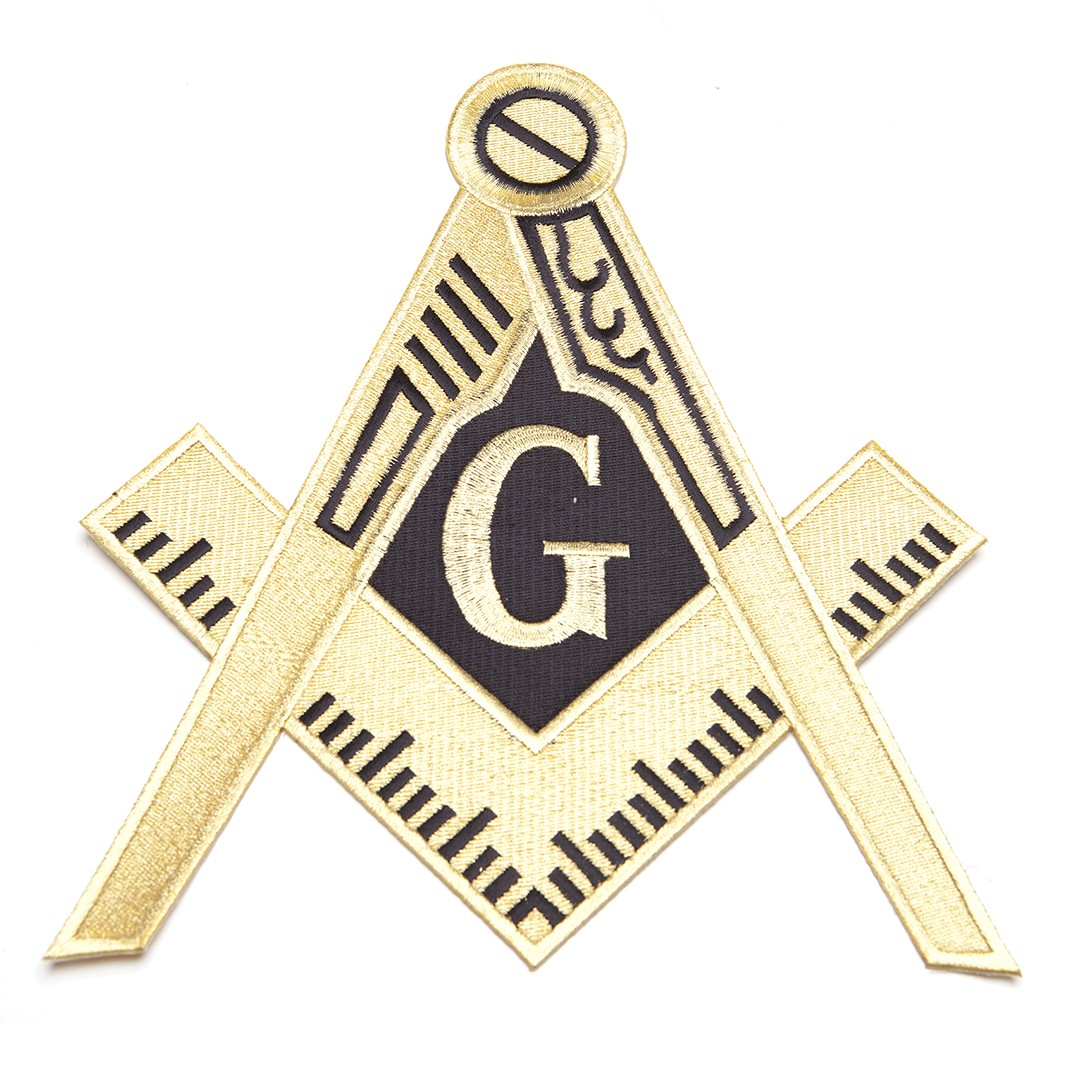 Masonic shield patches 3 inches