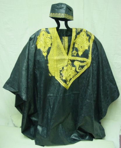 African Embroidered Grand Boubou for Men 4 pieces