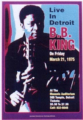 B.B. King; Masonic Auditorium; Detroit; 1974