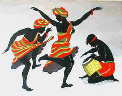 Ebony Dancers I