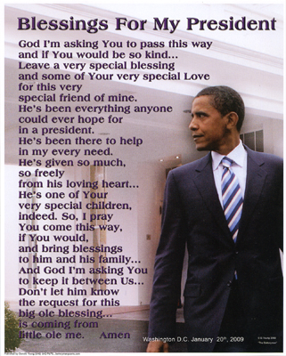 Blessings for My President (Obama)