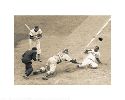 Jackie Robinson Stealing Home; May 18; 1952