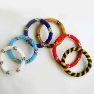Massai Beaded Bracelets - Round