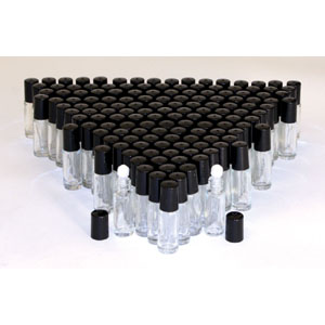 1 Dram Glass ROLL-ON Bottle - Set of 144