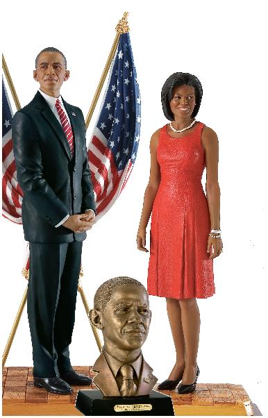 Thomas Blackshear President Obama & 1st Lady Combo Sale