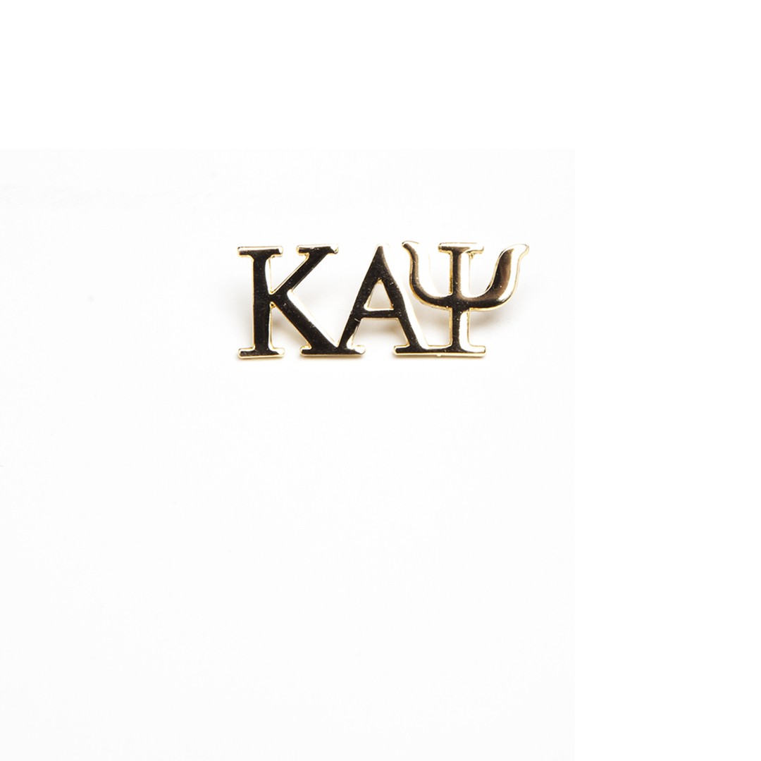 Kappa Alpha Psi Jewelry 3 Letter Gold Pin