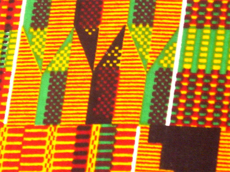 African Kente Print Fabric #2 - 12 Yards